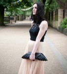 FAIIINT, Black, Nude, Outfit, WIWT, Jovonnista, Pleated, Maxi Skirt, Moxham, Anubis, Necklace, Bracher Emden, Jean Pierre Braganza, Geo, Clutch, Angie Gooderham, Ring, ASOS, Tank top