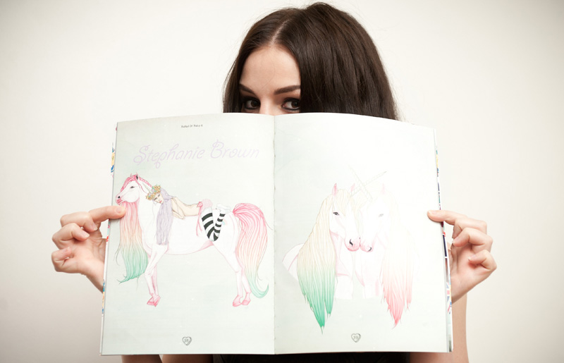 Ballad Of Magazine Candy Pop Baby K Published Illustrations FAIIINT, Illustration, Illustrator, Philip, Horse, Pony, My Little Pony, MLP, Rainbow Hair, Fantasy, Pretty, Fairytale, Ballad Of Magazine, Print, Published, Ballad Of, Candy Pop, Baby K,
