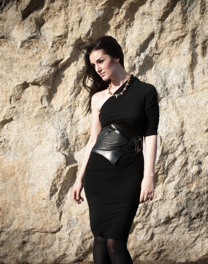 FAIIINT Super Outfit FAIIINT, Outfit, Bracher Emden, Belt, Jean Pierre Braganza, ASOS, Spike, Choker, Gold, Costume Dept., Dress, Asymmetric, One Shoulder, Body Con, Gathered, Rouched, Draped, Topshop, Boots, Lace Up, Black, Gold, Super Hero, Desert, Gothic, Sci Fi