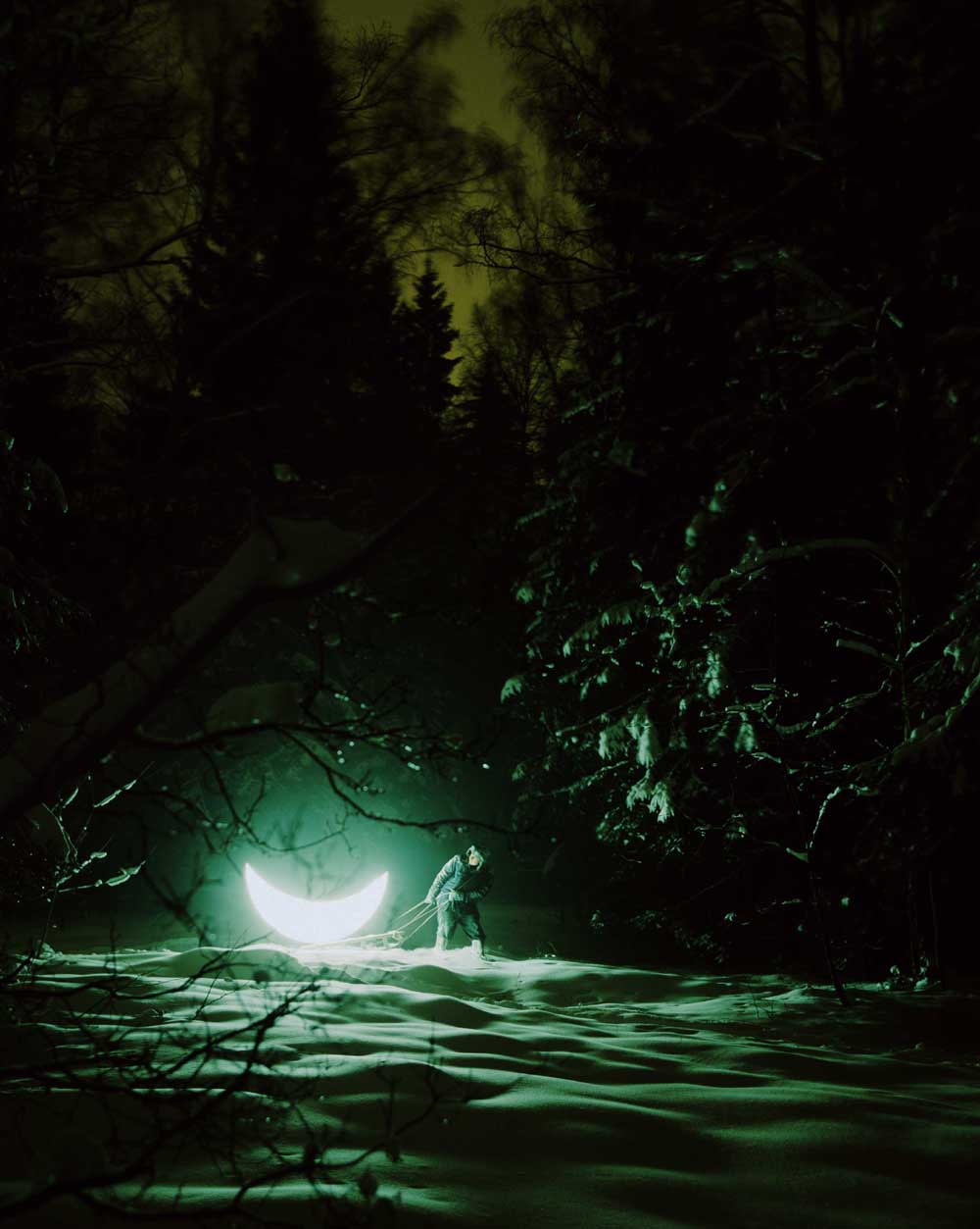 Leonid Tishkov / Boris Bendikov Private Moon Leonid Tishkov, Boris Bendikov, Private Moon, Photography, Dreamy, Moon, Night, Surreal