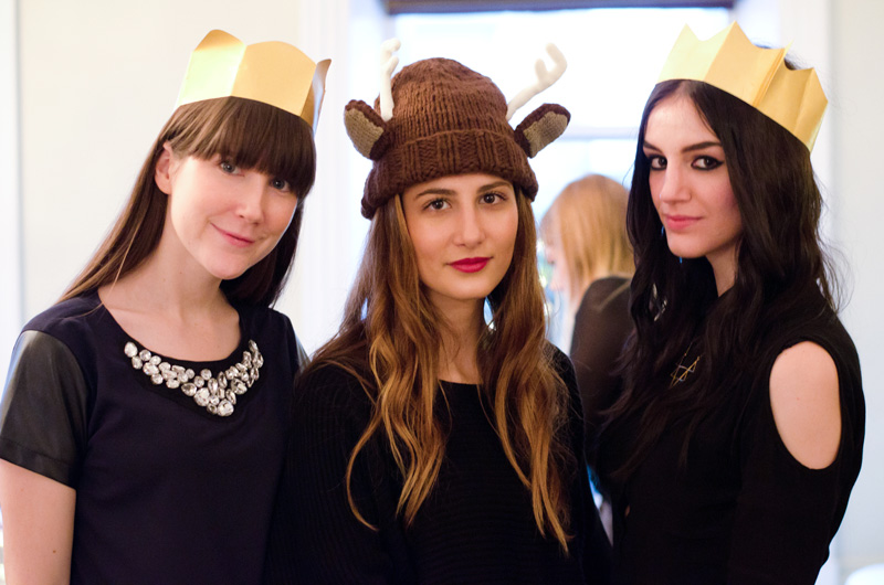 Next Christmas fashion blogger afternoon tea at Browns Hotel London Tara fromThe Style Rawr, Claudia from Pink Manolos, Stephanie from FAIIINT