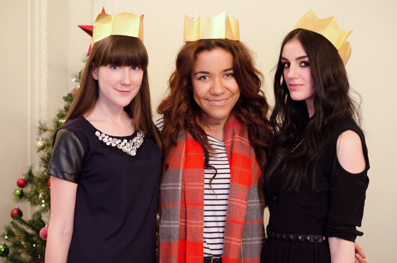 Next Christmas fashion blogger afternoon tea at Browns Hotel London, Tara from The Style Rawr, Becca from Fashion Train, Stephanie from FAIIINT