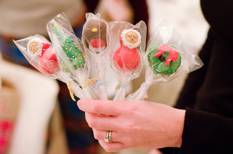Next Christmas fashion blogger afternoon tea at Browns Hotel London, Christmas cake pops