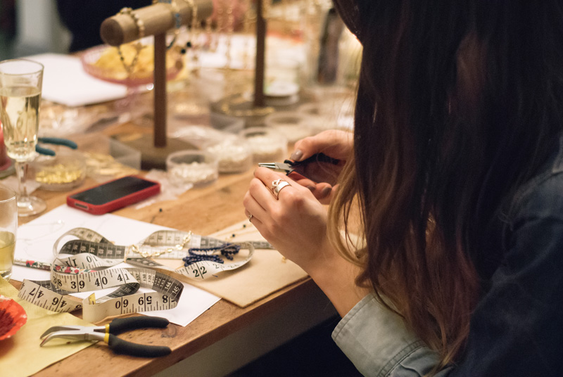 FAIIINT Cinderela B Jewellery fashion blogger workshop
