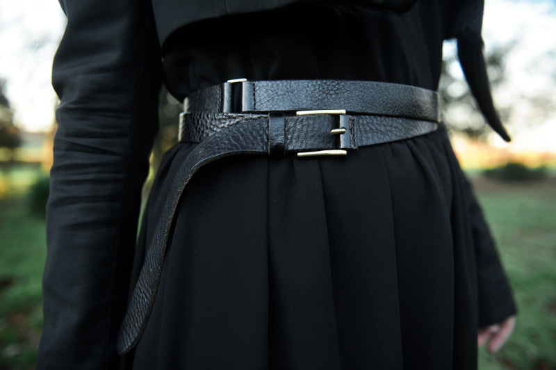 FAIIINT ASOS Leather Double Wrap Belt Detail