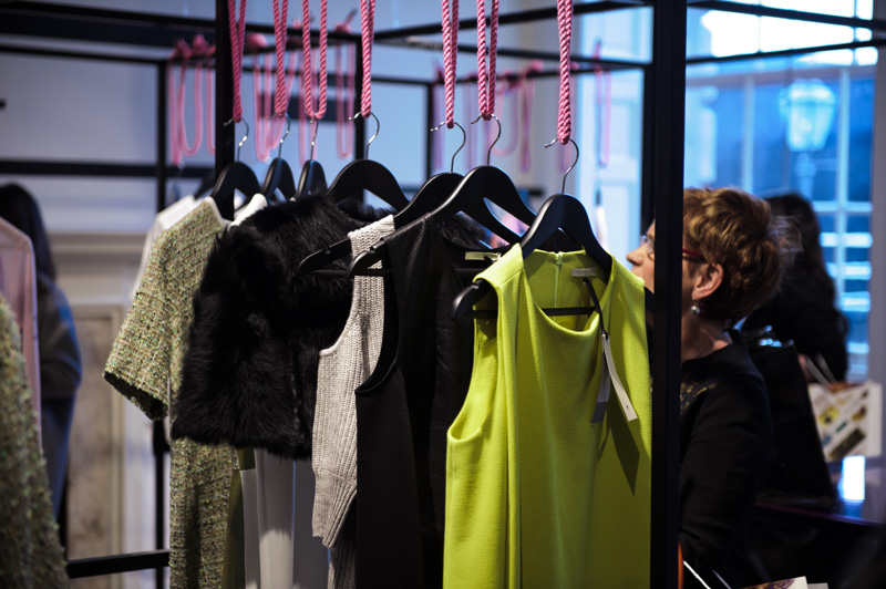 London fashion weekend designer shopping, Somerset House.