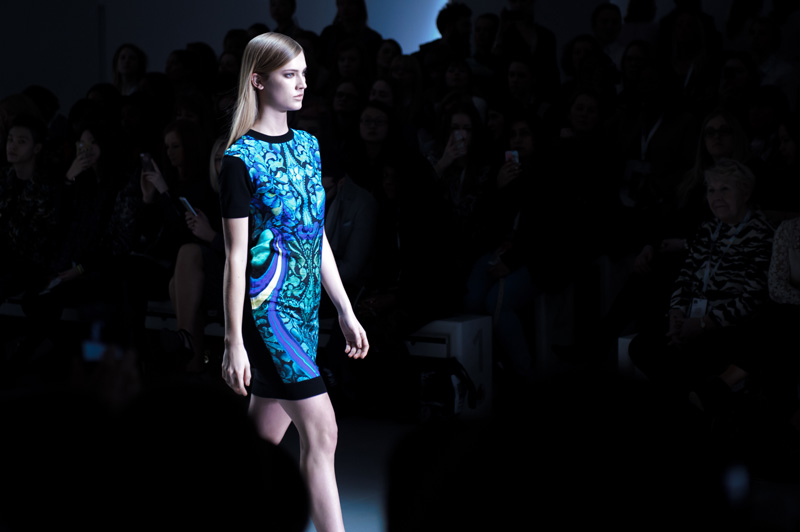 London fashion weekend designer shopping, Somerset House. Trend catwalk shop with The Outnet.