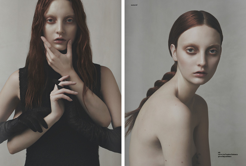 Sleepwalker fashion editorial by Nhu Xuan Hua featuring Codie Young for Nasty Magazine