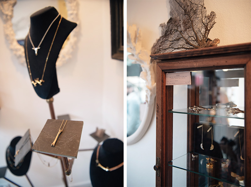 Thor & Wistle London jewellery store Rachel Entwistle bone bracelets bangles & necklace, Smith/Grey & Vera Meat