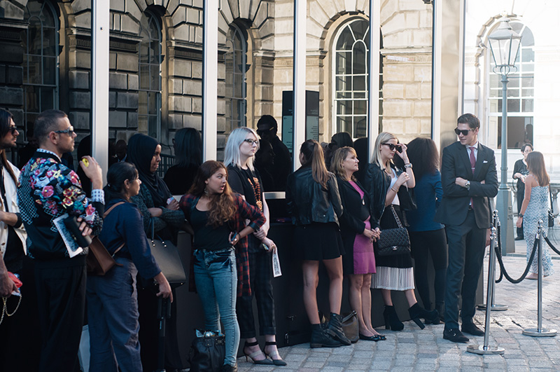London Fashion Week Spring Summer 2015 Somerset House Street Style