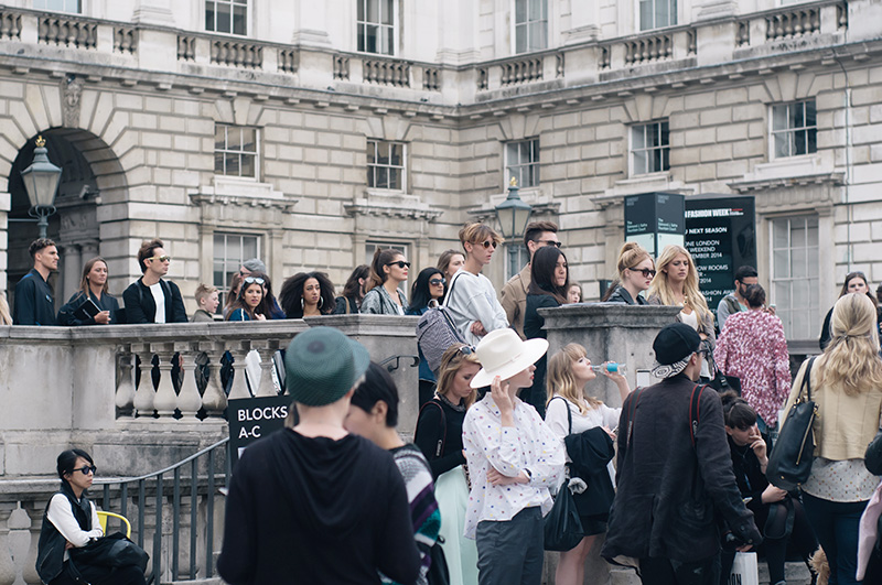 London Fashion Week Spring Summer 2015 Somerset House Street Style