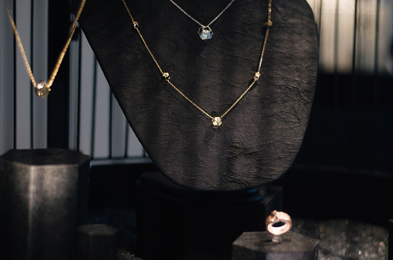 London Fashion Week Spring Summer 2015 Designer Showrooms Somerset House Ornella Iannuzzi Jewellery gold & silver necklaces rings