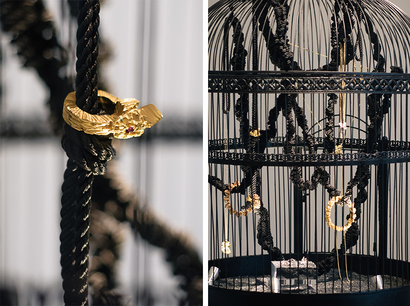 London Fashion Week Spring Summer 2015 Designer Showrooms Somerset House Imogen Belfield jewellery gold rings & bracelets organic