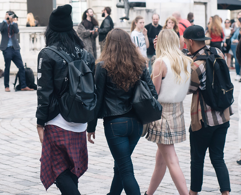 London Fashion Week Spring Summer 2015 Somerset House Street Style