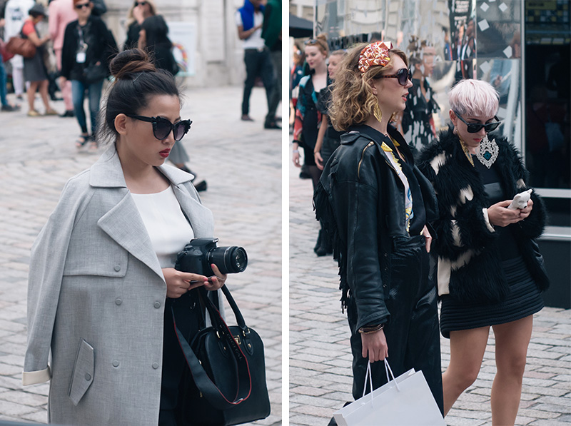 London Fashion Week Spring Summer 2015 Somerset House Street Style