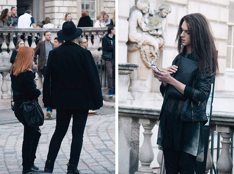 London Fashion Week Spring Summer 2015 Somerset House Street Style