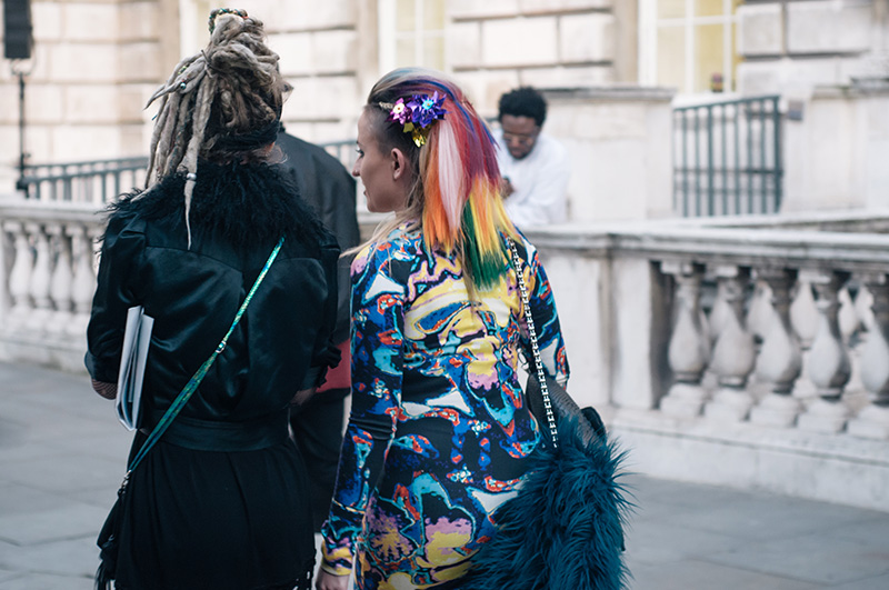 London Fashion Week Spring Summer 2015 Somerset House Street Style