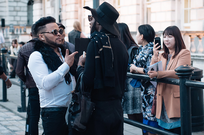 London Fashion Week Spring Summer 2015 Somerset House Street Style