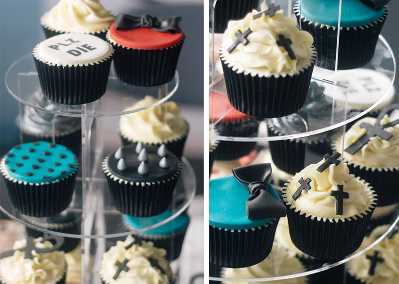 FAIIINT London Edge 2014 the new alternative fashion trade show Tattooed Bakers goth cupcakes spikes, crosses & bows