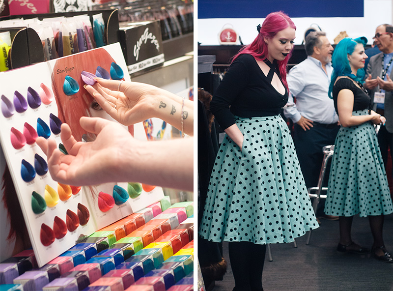 FAIIINT London Edge 2014 the new alternative fashion trade show Stargazer hair colour & Collectif vintage clothing