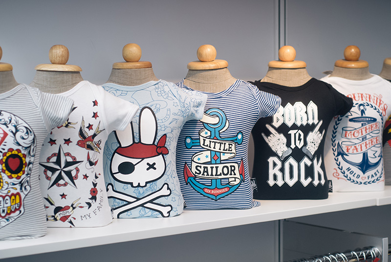 FAIIINT London Edge 2014 the new alternative fashion trade show Six Bunnies rock n roll kids clothing