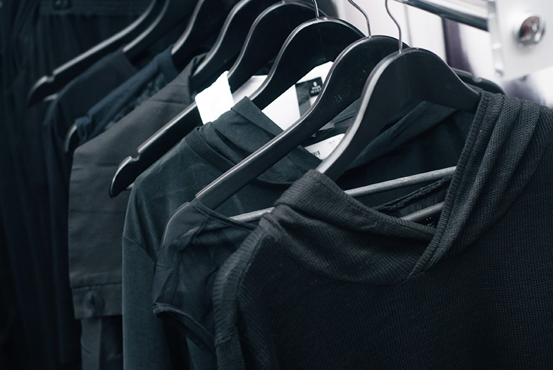 FAIIINT London Edge 2014 the new alternative fashion trade show Widow Clothing all black knits, jersey & tees