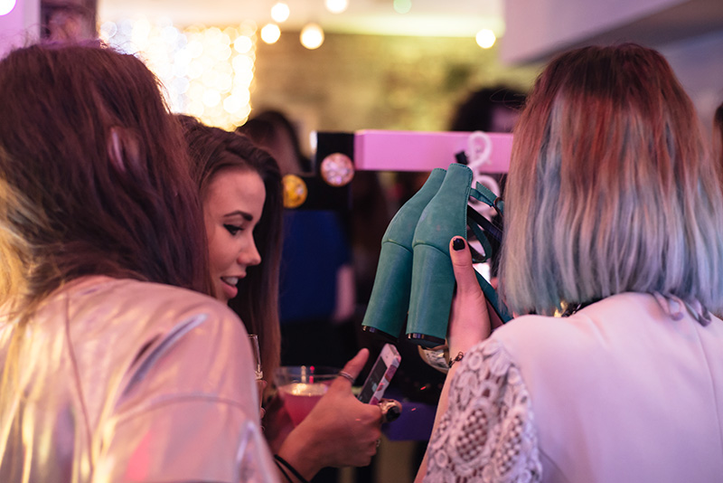 FAIIINT at Next #shoeboxjukebox fashion blogger event shoes party with Company Magazine