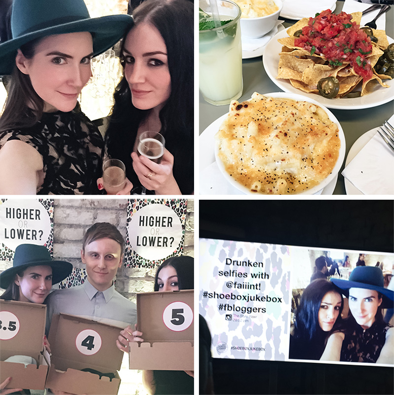 FAIIINT at Next #shoeboxjukebox fashion blogger event shoes party with Company Magazine