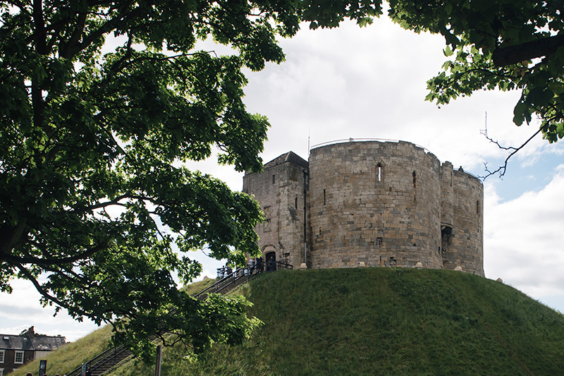 FAIIINT York weekend break. Clifford's Tower, ruins of York Castle.