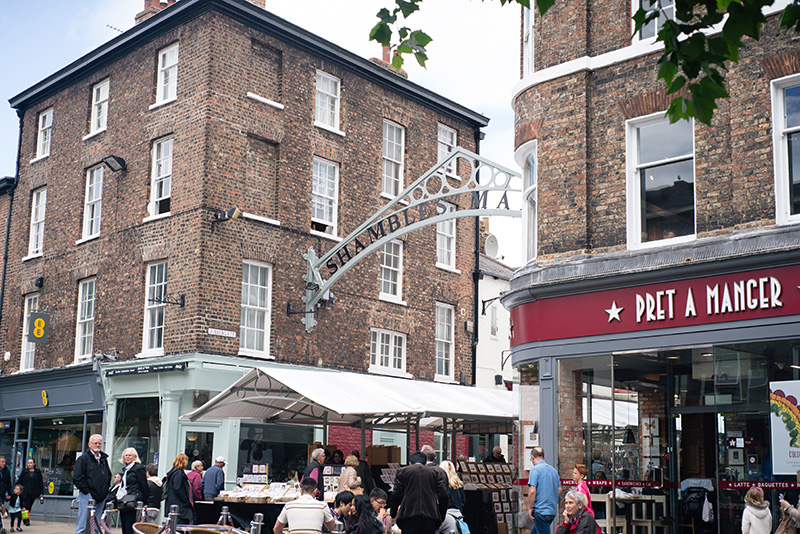 FAIIINT York weekend break. Shambles market and high street.