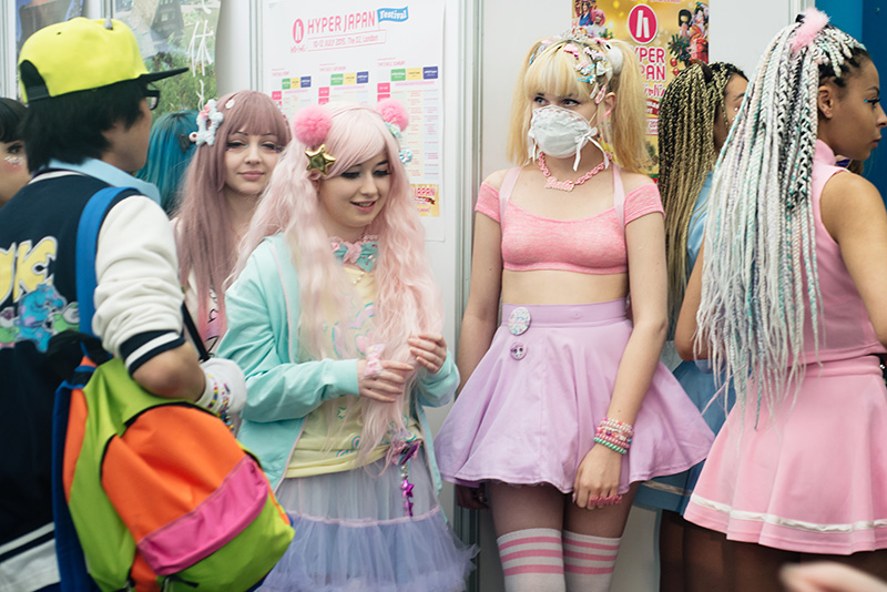 FAIIINT Hyper Japan Festival 2015 at The o2 London. Pretty pastel japanese fashion.
