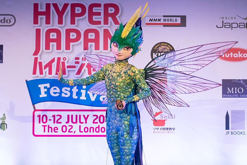 FAIIINT Hyper Japan Festival 2015 at The o2 London. Toothania Tooth Fairy Rise of the Guardians cosplay costume.