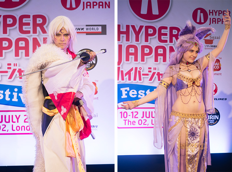 FAIIINT Hyper Japan Festival 2015 at The o2 London. Espeon Pokemon cosplay costume.