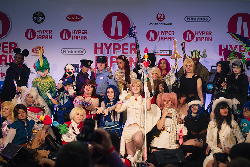FAIIINT Hyper Japan Festival 2015 at The o2 London. Cosparage cosplay costumes.