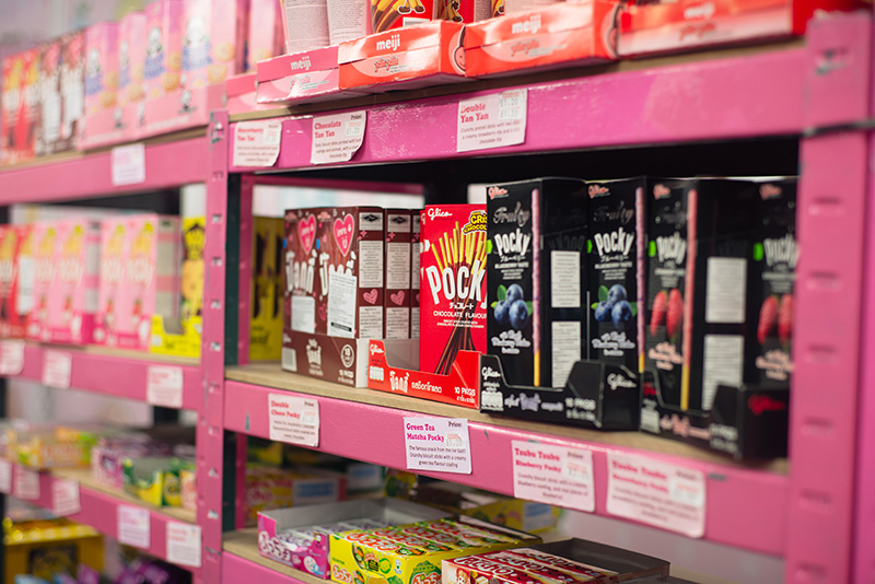 FAIIINT Hyper Japan Festival 2015 at The o2 London. Japanese candy and sweets, pocky.