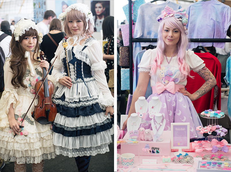FAIIINT Hyper Japan Festival 2015 at The o2 London. Elegant Lolita and pastel fairy kei fashion.
