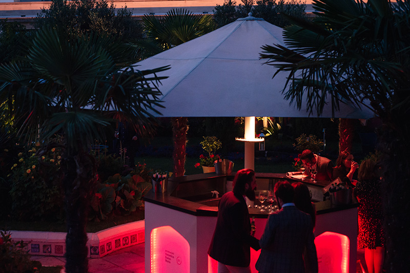 FAIIINT WatchPro Hot 100 party at The Roof Gardens Kensington London at night with Swarovski