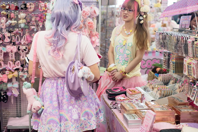 FAIIINT Hyper Japan Festival 2015 at The o2 London. Dreamy Bows pretty sweet pastel lolita fairy kei fashion.