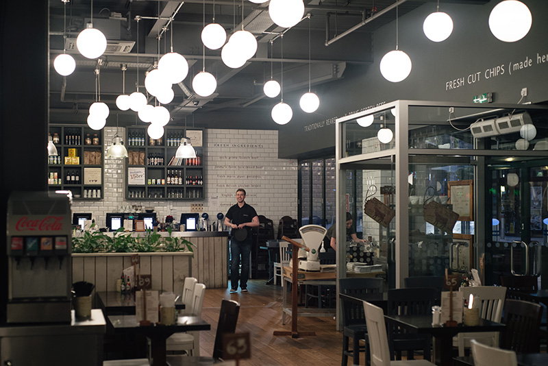 FAIIINT Handmade Burger Co at Highcross Leicester.