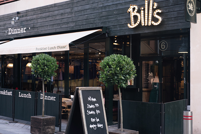 FAIIINT Bill's Restaurant at Highcross Leicester.