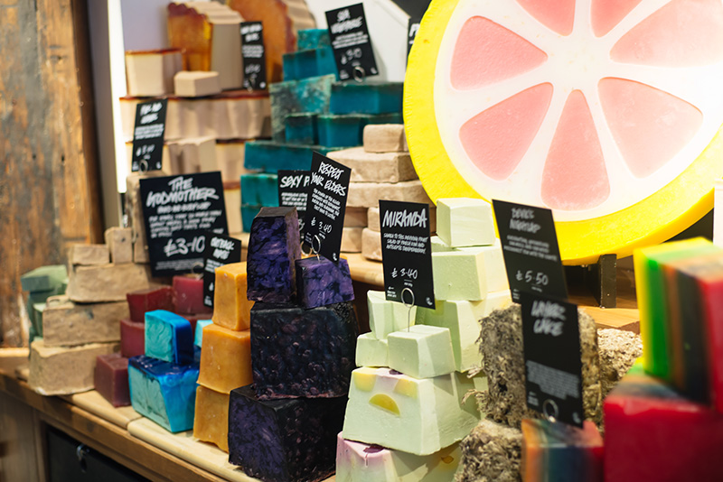 FAIIINT Lush Leicester store soaps