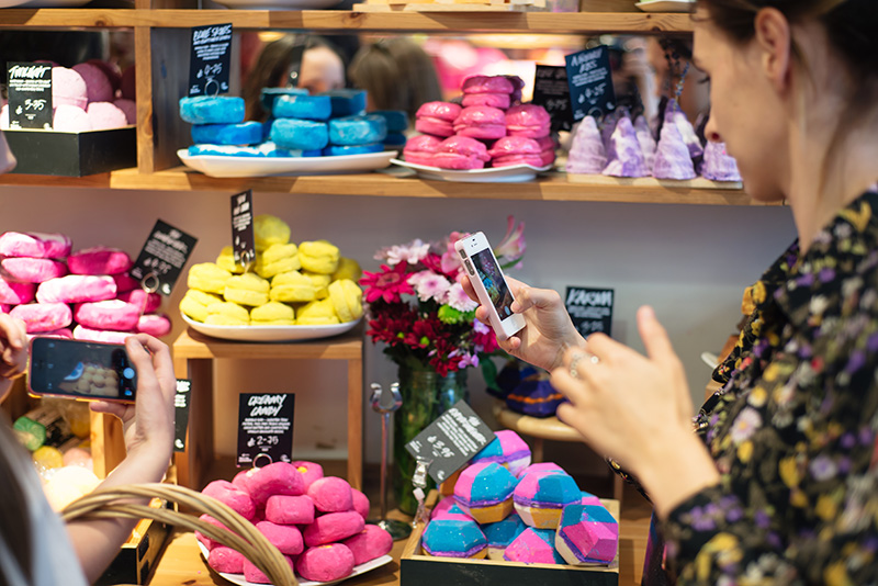FAIIINT Lush Leicester store Summer sneak peek blogger event
