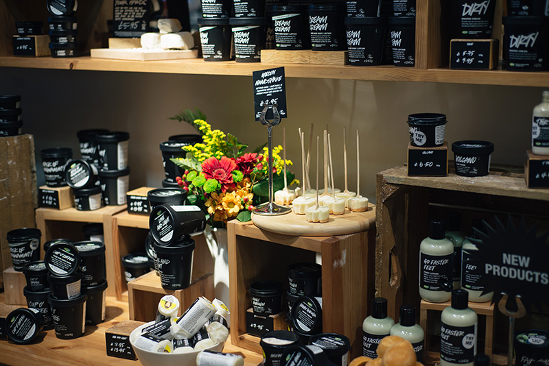 FAIIINT Lush Leicester store products