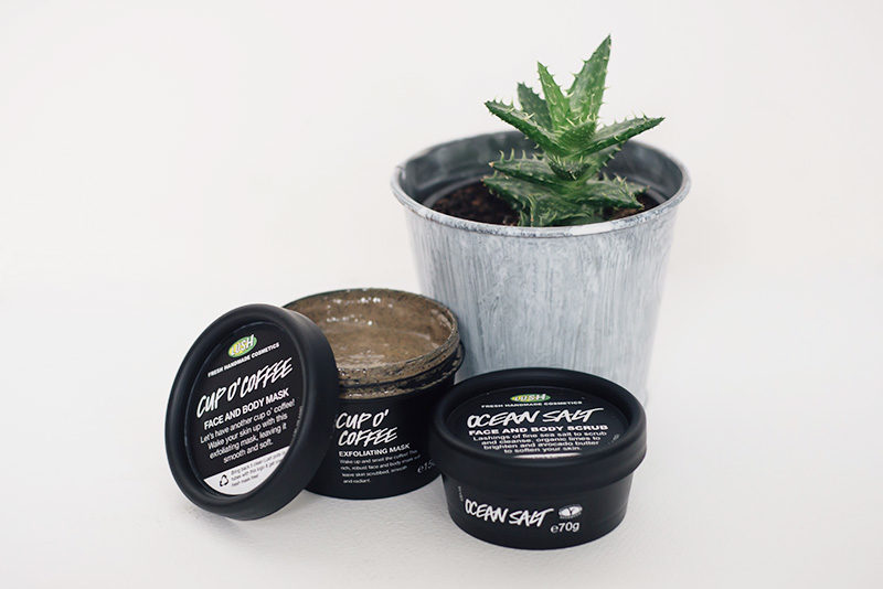 Lush Cup O’ Coffee Mask & Ocean Salt Scrub