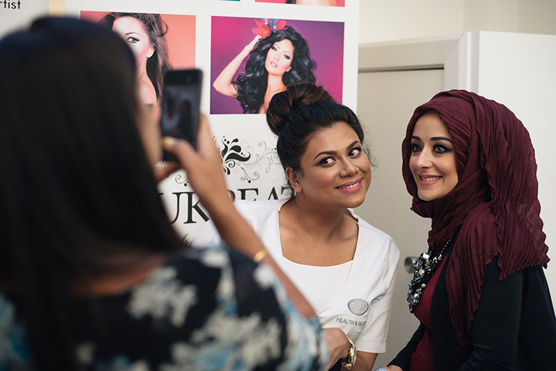 Artist of Makeup by Zukreat at Femi Health & Beauty salon Leicester.