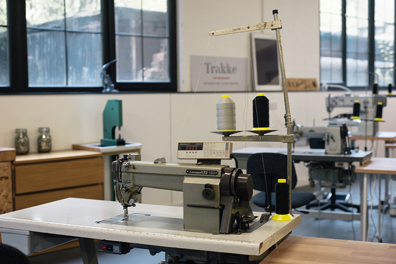 FAIIINT Trakke Glasgow studio, sewing machines.
