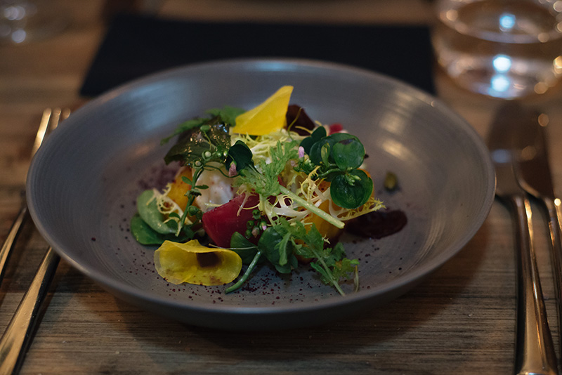 FAIIINT The Gannet Glasgow Champagne Sundays. Beetroot salad.