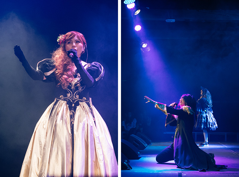 Hyper Japan Christmas Market 2015 at Tobacco Dock London. Lacroix Despheres performing live.