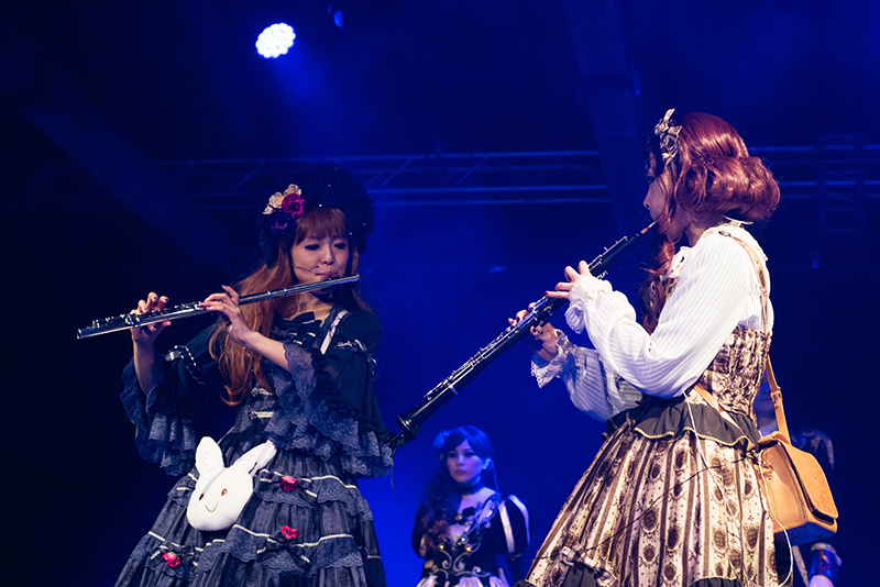 Hyper Japan Christmas Market 2015 at Tobacco Dock London. Lacroix Despheres performing live.