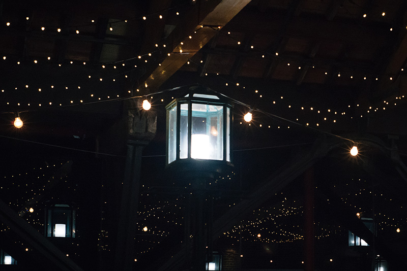 Hyper Japan Christmas Market 2015 Tobacco Dock London at night.